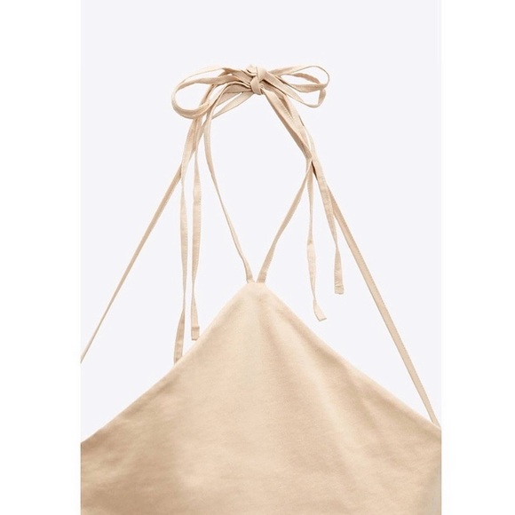 🐚 ZARA TAN BACK TIE JUMPSUIT! - Picture 14 of 16